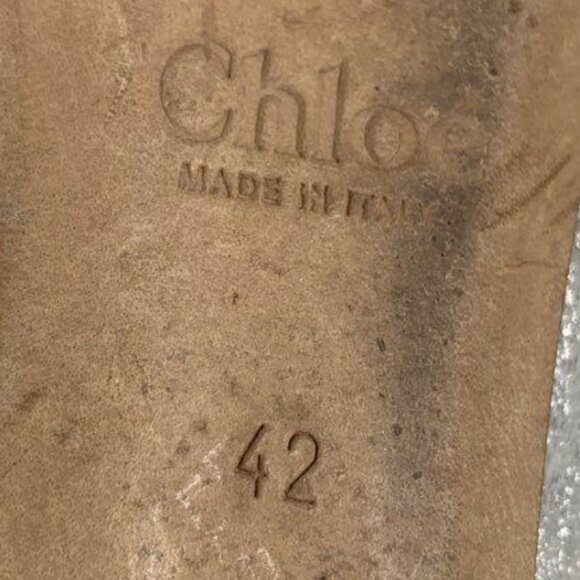 Chloe Lauren Silver Leather Round Toe Slip-on Classic Ballet Flats Size 42 - Picture 4 of 4